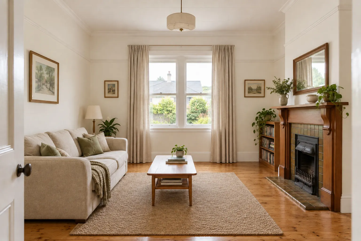 Living room after renovation
