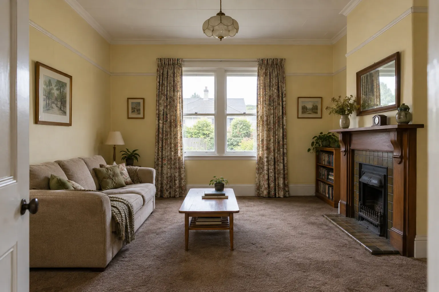 Living room before renovation