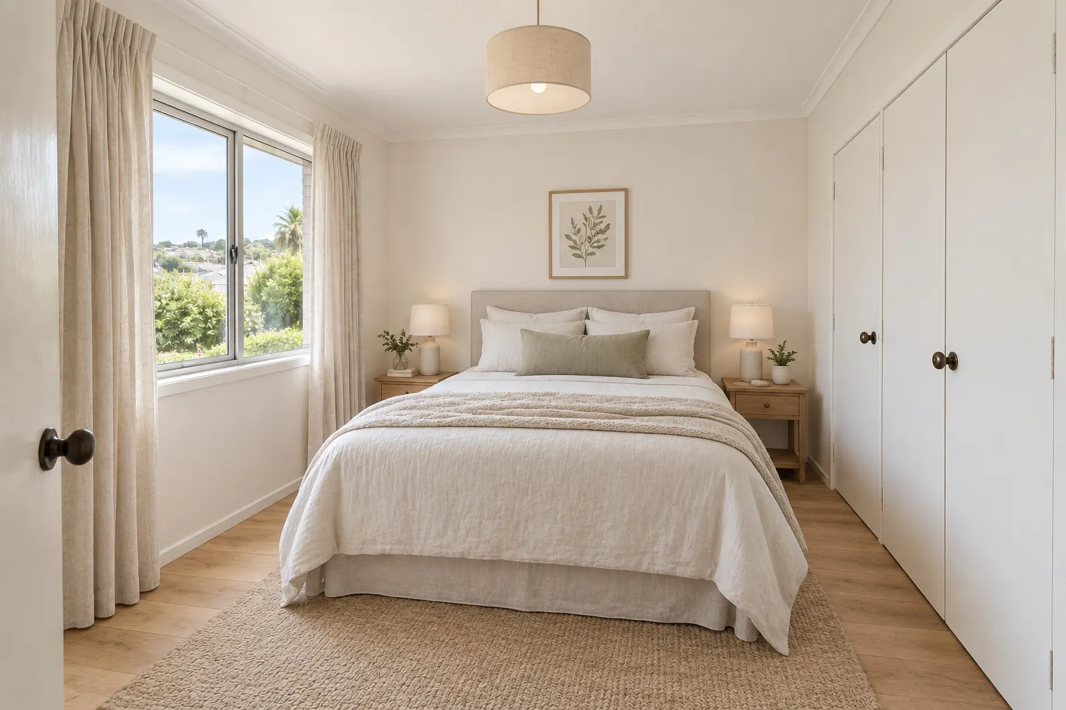 Bedroom after renovation