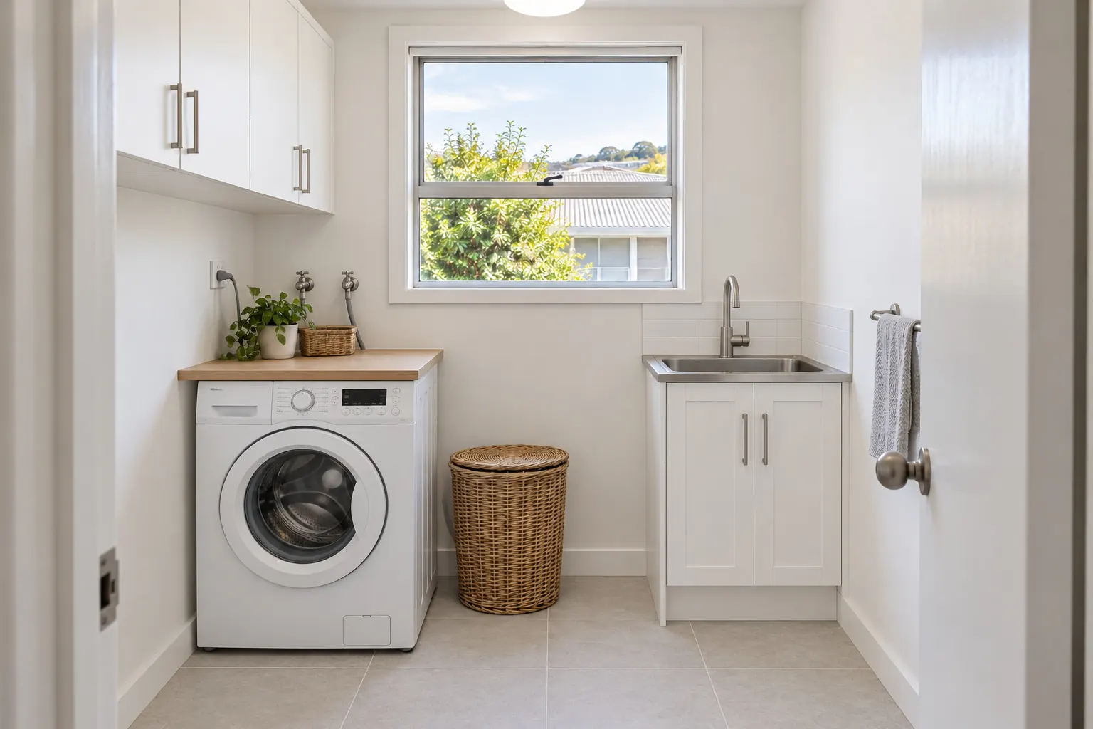Laundry after renovation