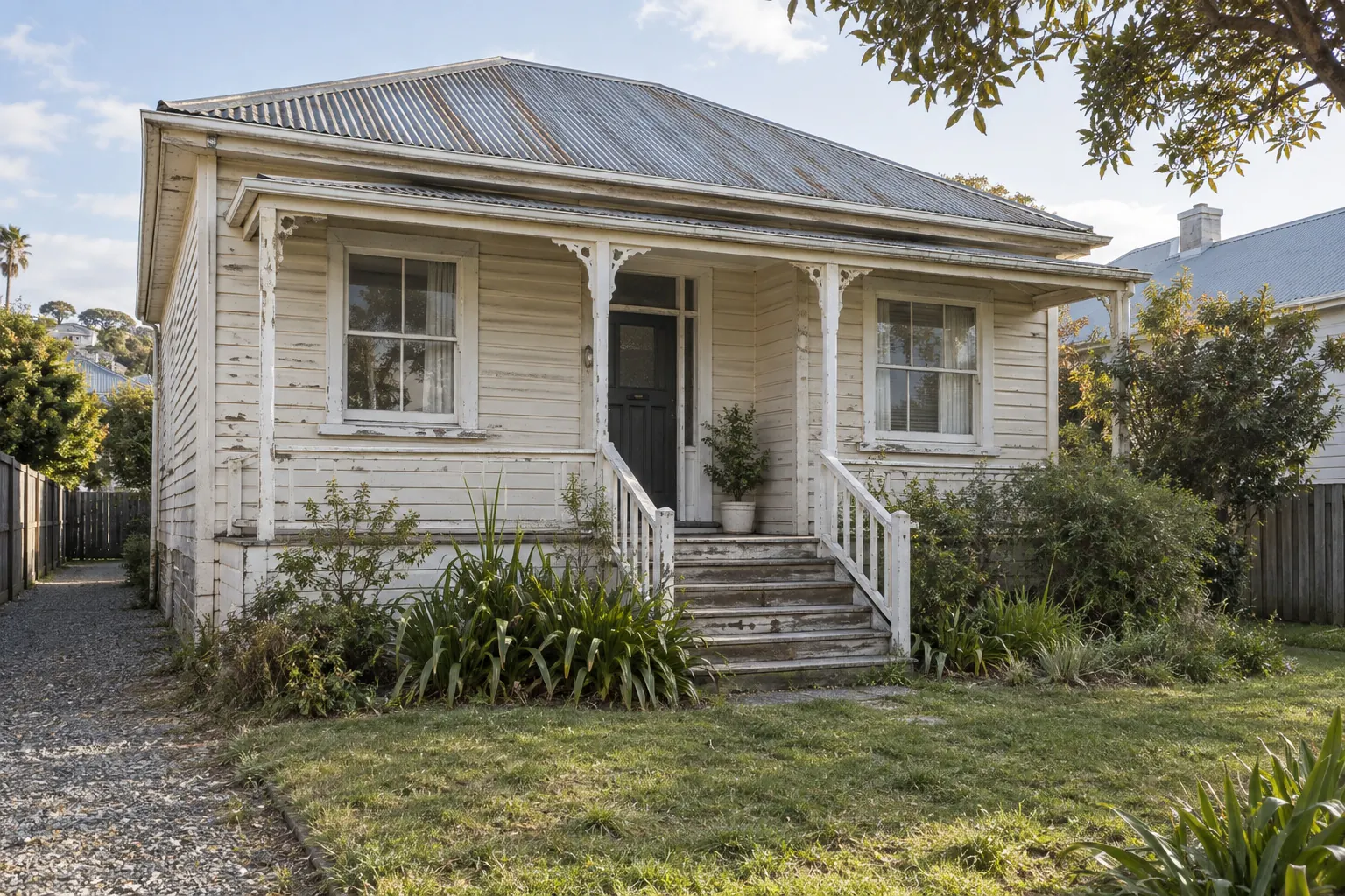 House front before renovation